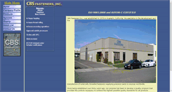 Desktop Screenshot of cbsfasteners.com
